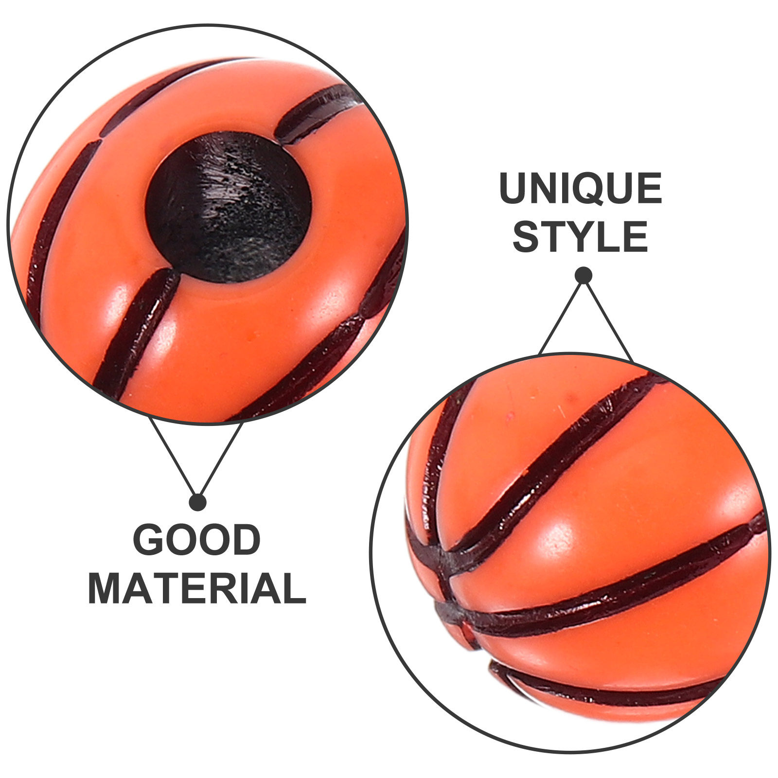 100Pcs Basketball Beads Acryli - Coordinates Bracelet recension och pris